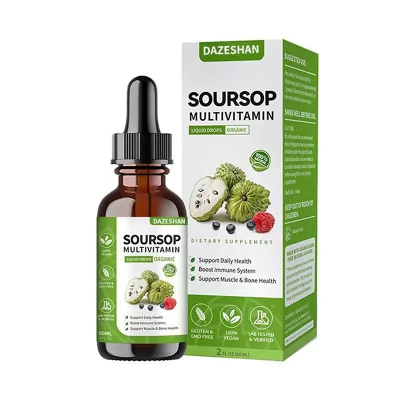 60ml bottle of liquid chlorophyll drops with dropper for adult body odour and intestinal care