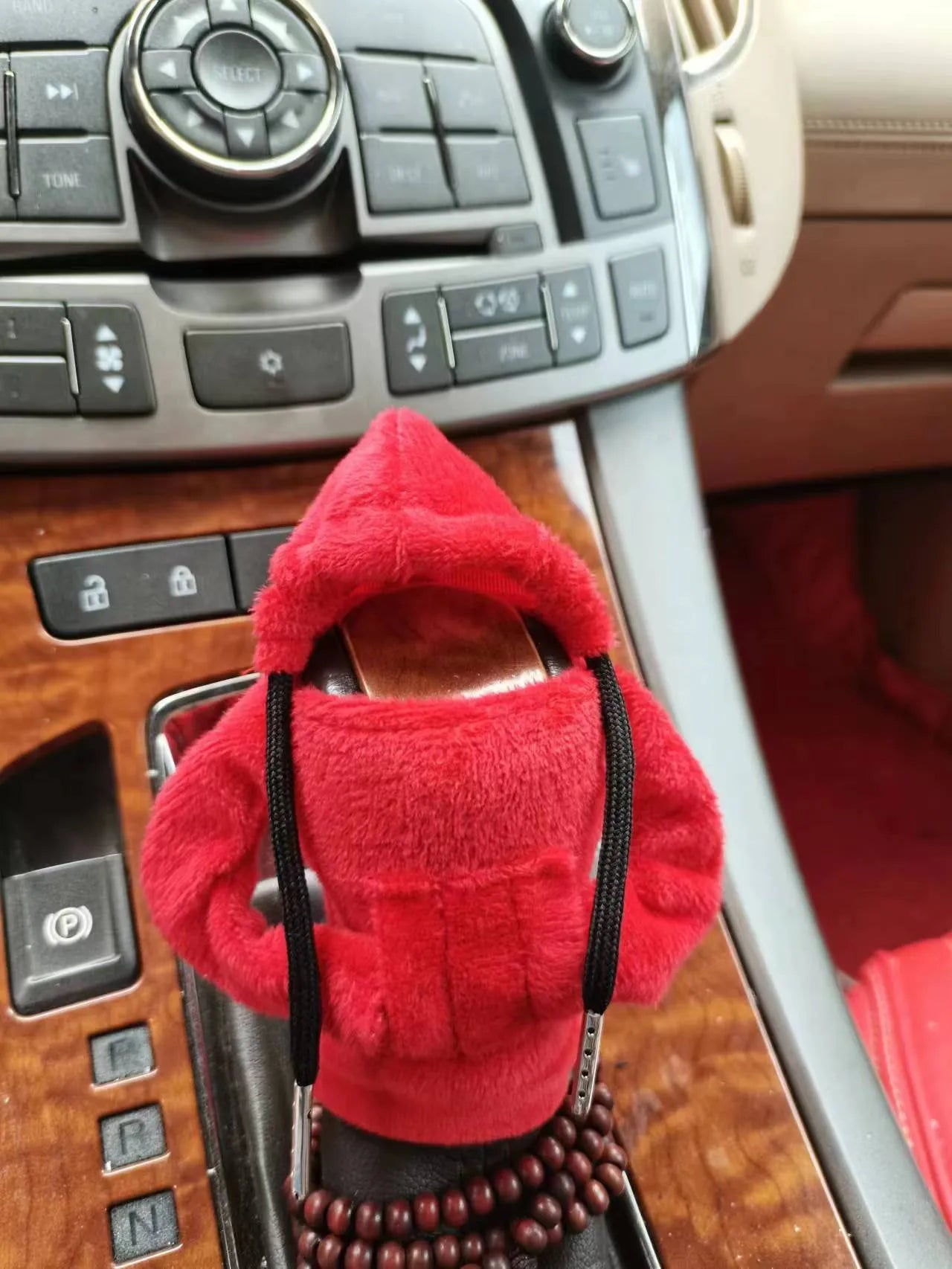 Velvet car gear handle sleeve in Dutch velvet fabric showing colour and fit options