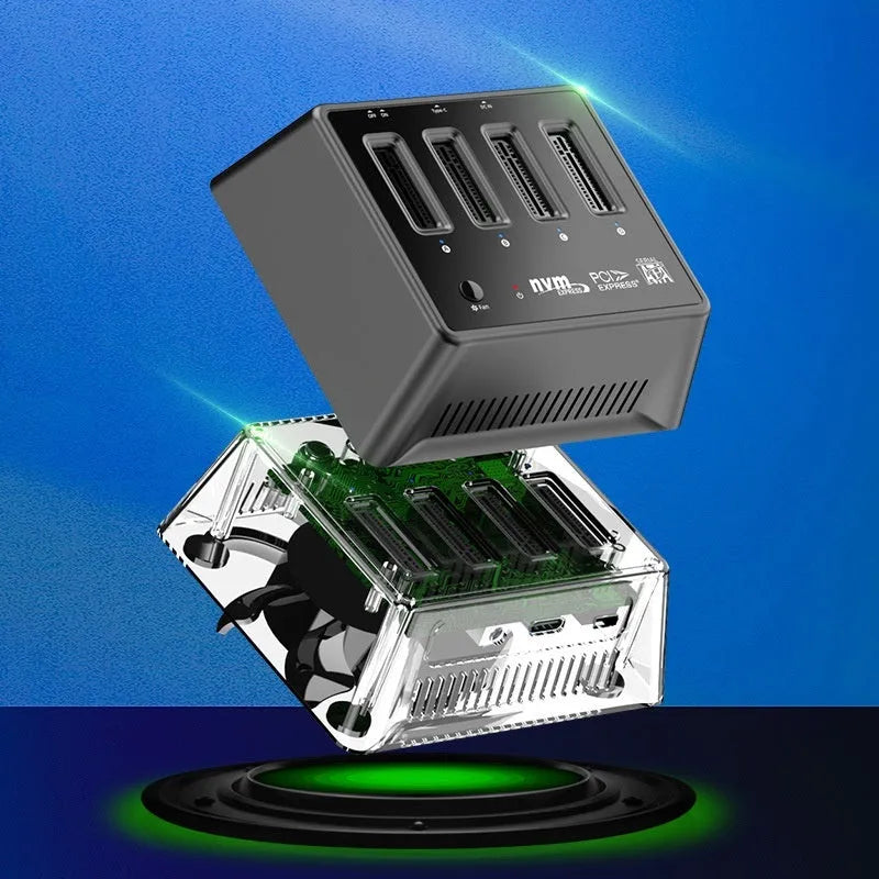 Aluminium alloy M2 dual protocol SSD base with European standard K30174P2 colour coding