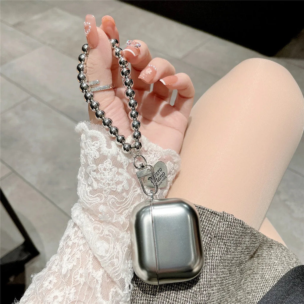 Matte plating TPU protective case for AirPods Bluetooth headsets with electroplated finish