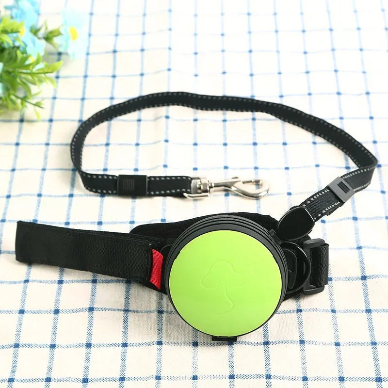Automatic retractable dog leash with explosion-proof mechanism in six colour options