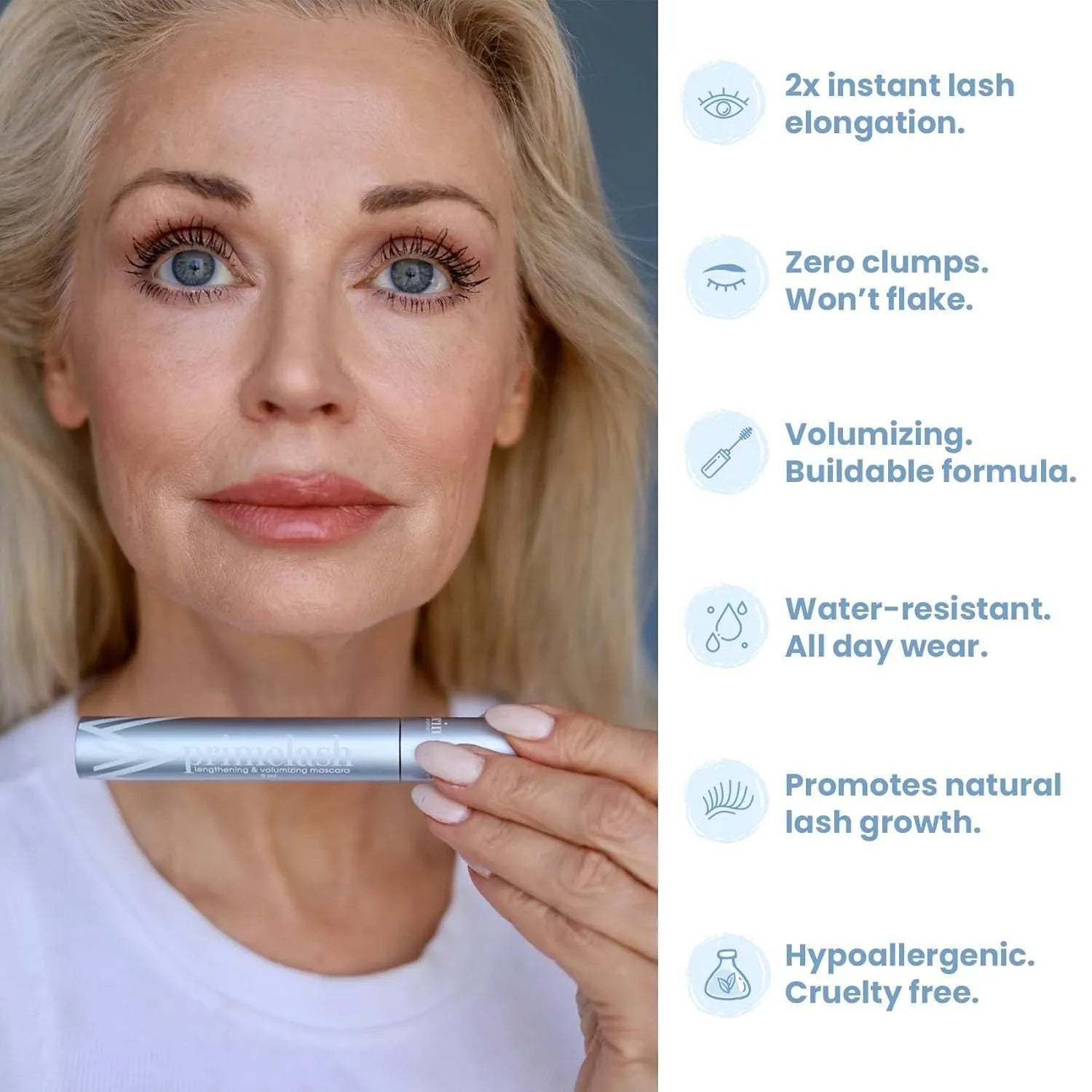 Eye black eyelash brush with fine bristles for eyebrow grooming and lash separation