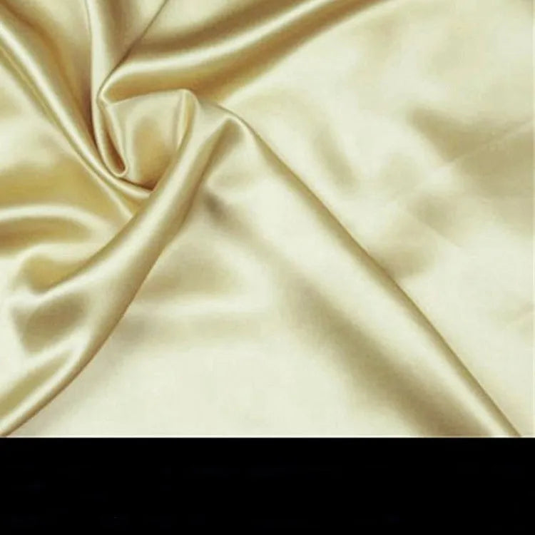 19 M double-sided Mulberry silk pillowcase in apricot colour, shown in three size options.