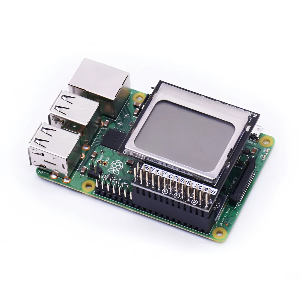 Raspberry Pi 1.6 inch LCD display screen with backlight switch for monitoring CPU information