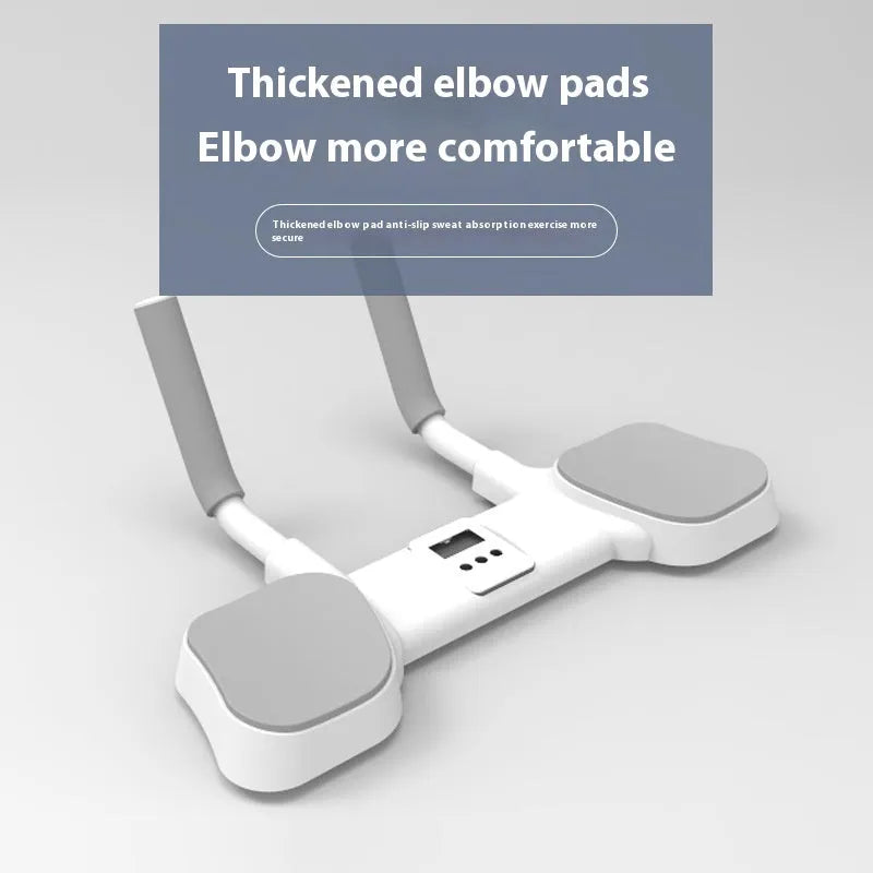 White flat support trainer with alloy aluminium tube construction for home exercise