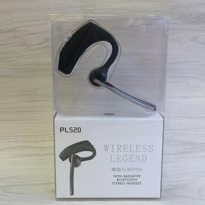 Black plastic Bluetooth sports headphones with over-ear design and USB charging port