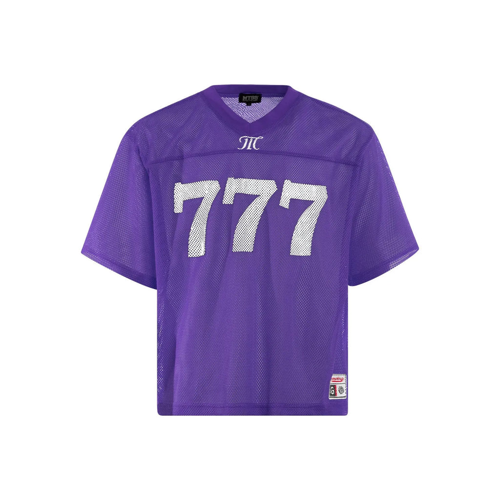 Retro style loose fit t-shirt in black, white, purple, or orange colour options