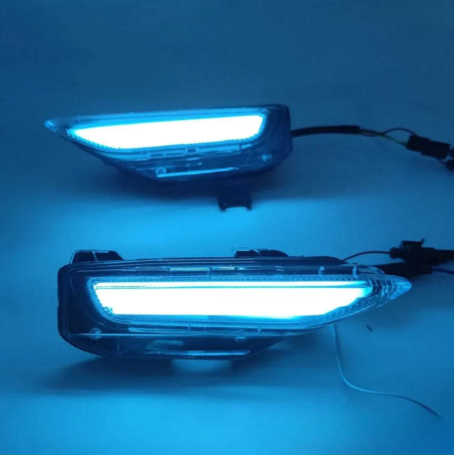 Infiniti Q50 Q70 front bumper LED turn signal and daytime running lamp unit