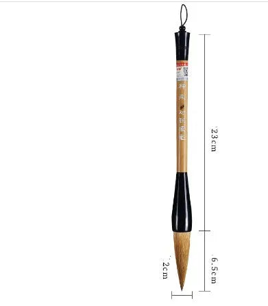 Large traditional Chinese painting wrist brush with sheep hair nib for calligraphy and ink art