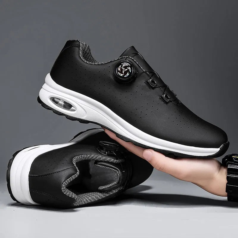 Low-top casual shoes with mesh upper and cross shoulder straps in black or white colours