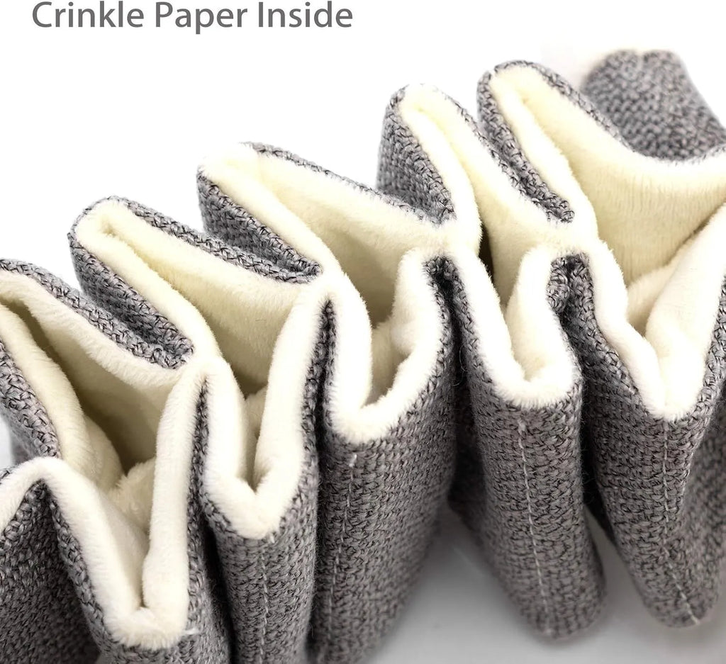 Grey koala squeaky dog toy with crinkle paper, measuring 30cm from head to foot