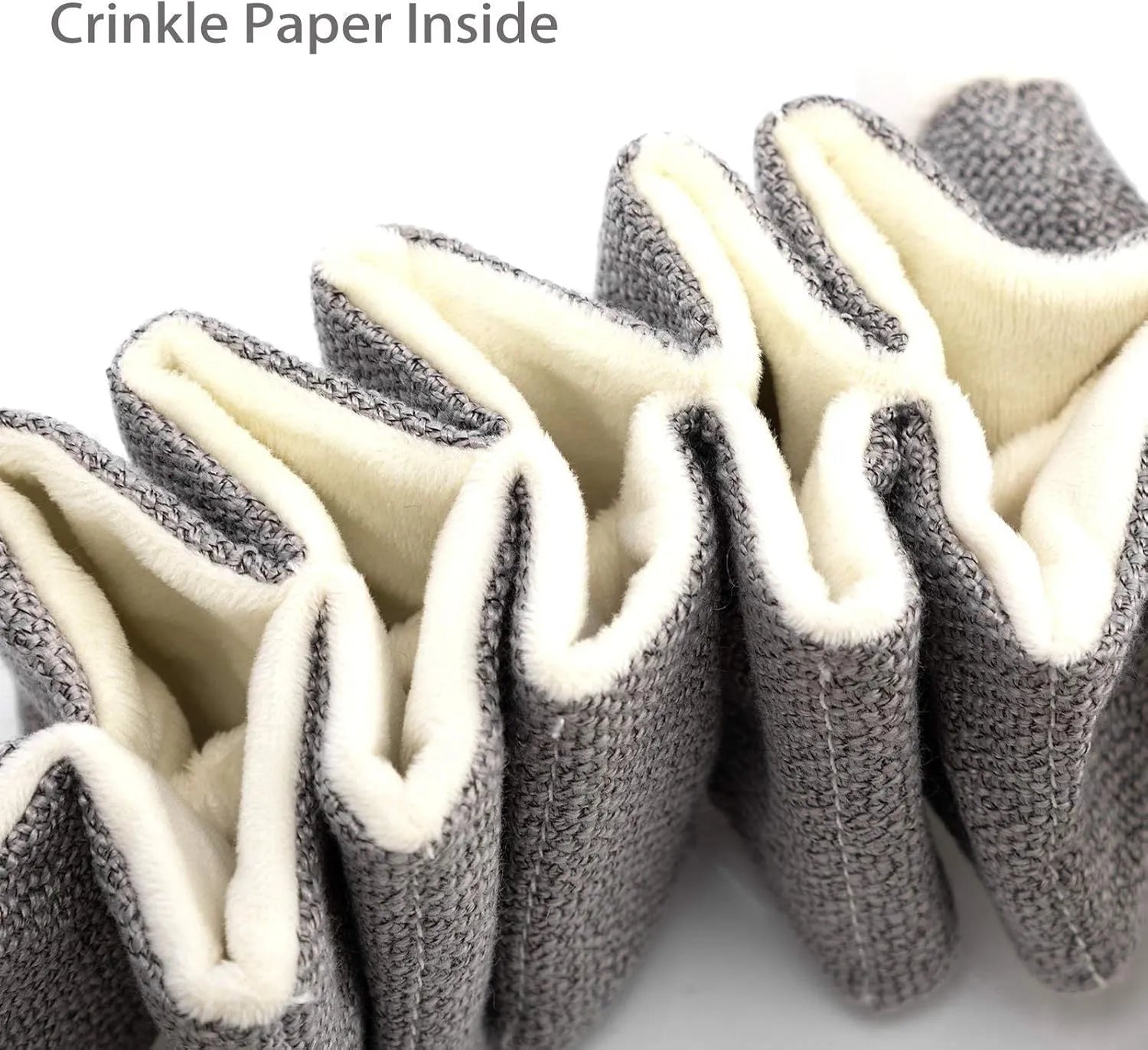 Grey koala squeaky dog toy with crinkle paper, measuring 30cm from head to foot