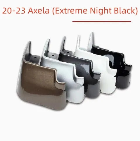 Atz aluminium alloy steering wheel decorative sticker set showing brushed red, silver, and blue hollow buttons