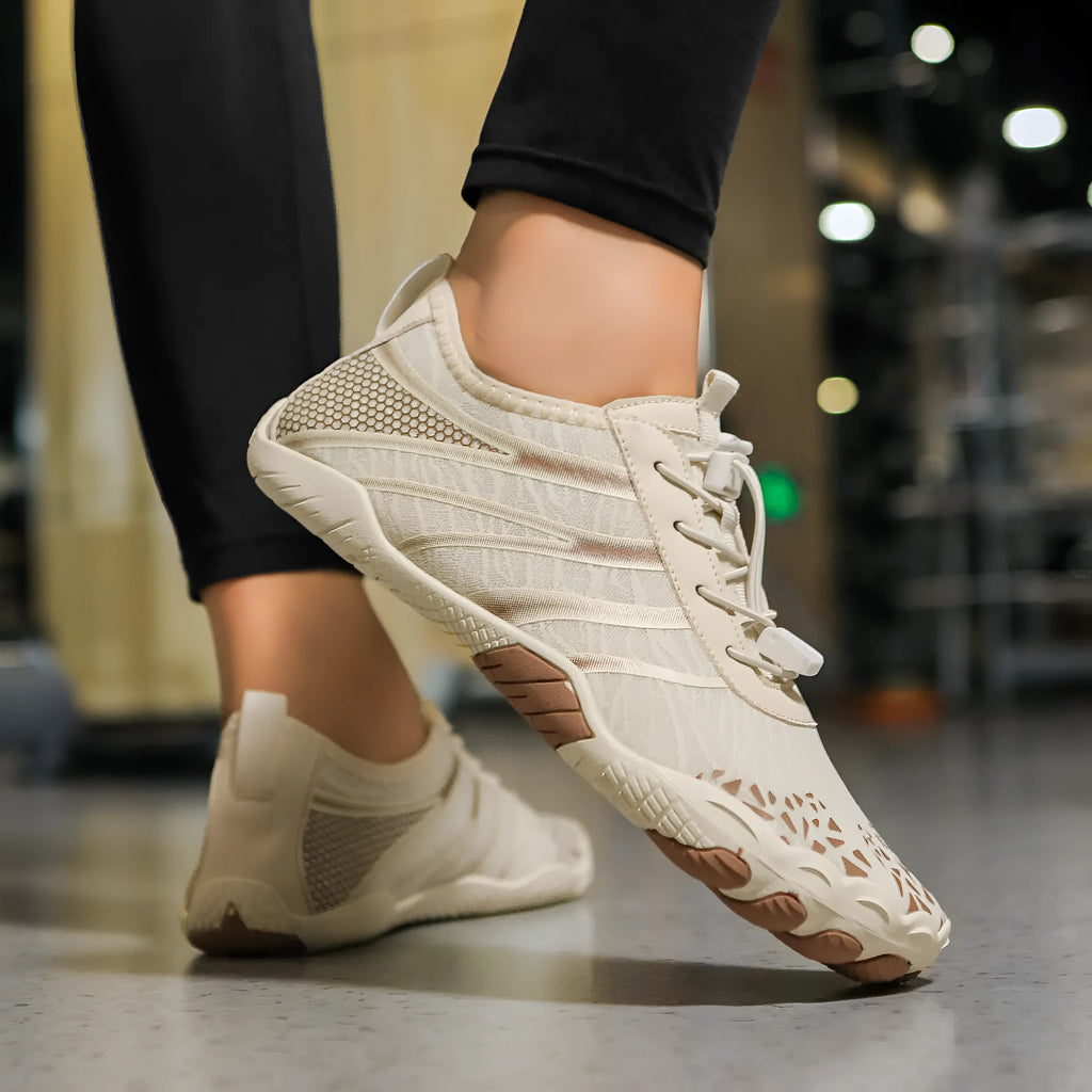 Casual beach running shoes in Lycra stretch fabric available in multiple colours and sizes