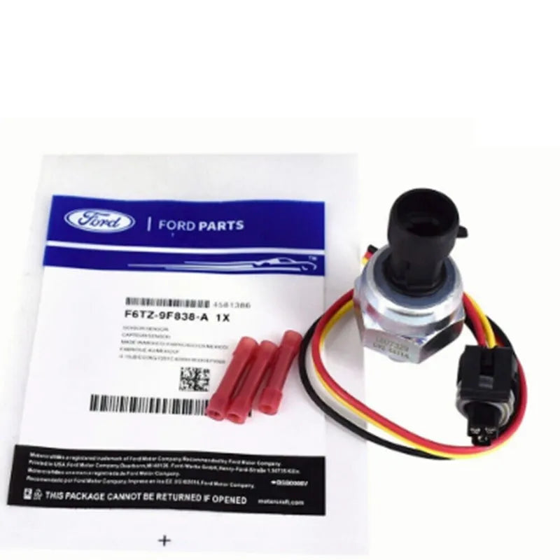 Ford F6TZ-9F838-A pressure sensor with colour-coded connecting line for F4 and F6 vehicle models