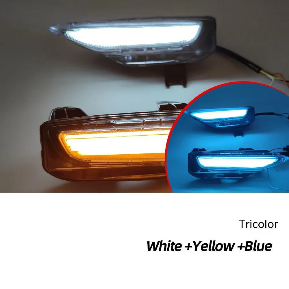 Infiniti Q50 Q70 front bumper LED turn signal and daytime running lamp unit