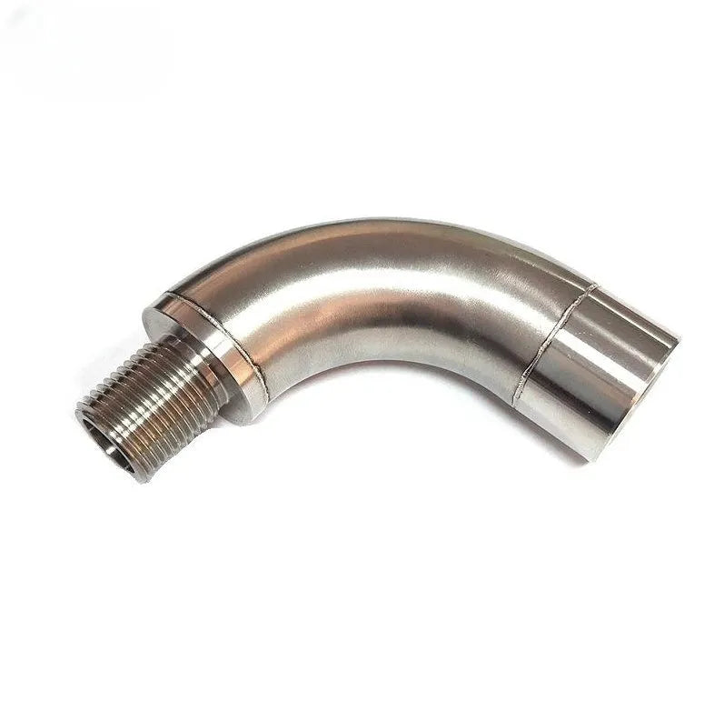 Brass M18 x 1.5 automotive temperature sensor adapter on a white background.