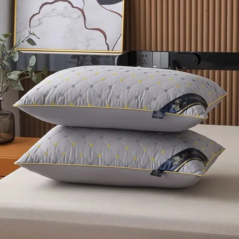 Polyester fibre pillow core insert in argy wormwood pattern and solid colours, showing 48x74cm and 42x70cm size options.