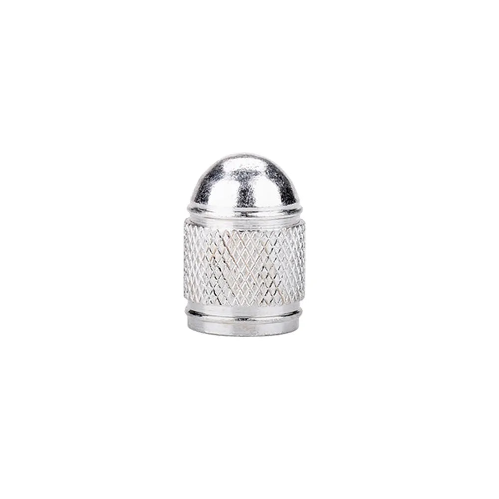 Aluminium mountain bike tyre valve cap in choice of five colours.