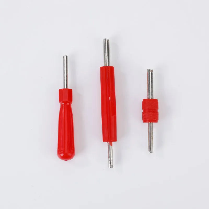 Single-head aluminium alloy twist valve wrench tool shown in one of three available colour style options.