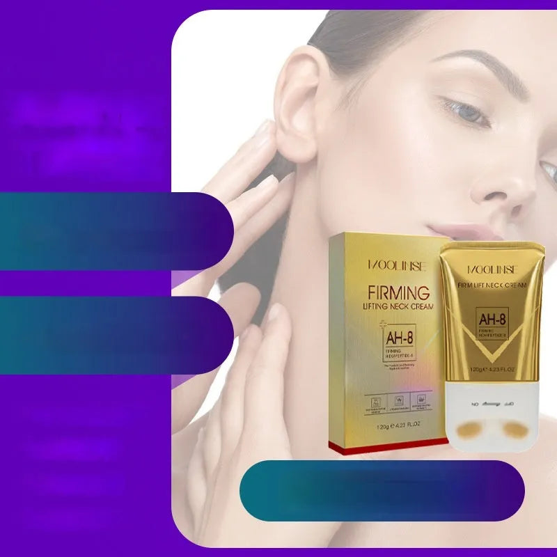 Neck Roller Cream in medium sample size for dry skin moisturising and massage.