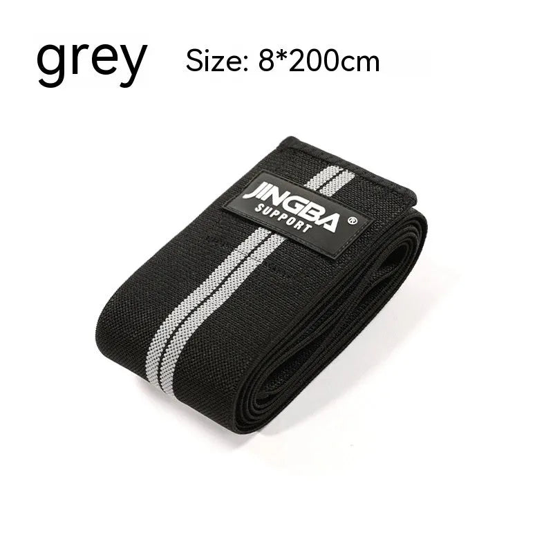 Adjustable sports knee pads in blue, grey, red, and yellow colours for weightlifting and cycling protection