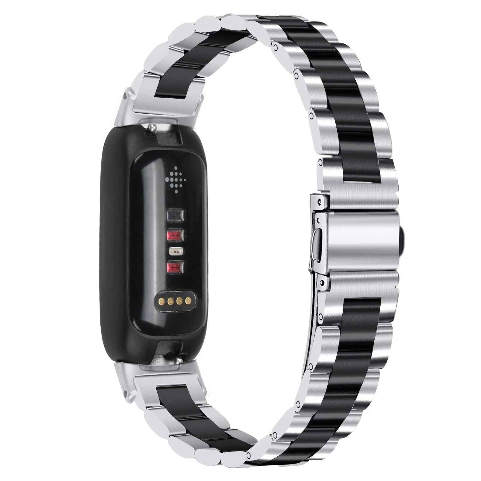 Inspire 3 stainless steel watch strap with three-bead adjustable clasp in multiple colour options