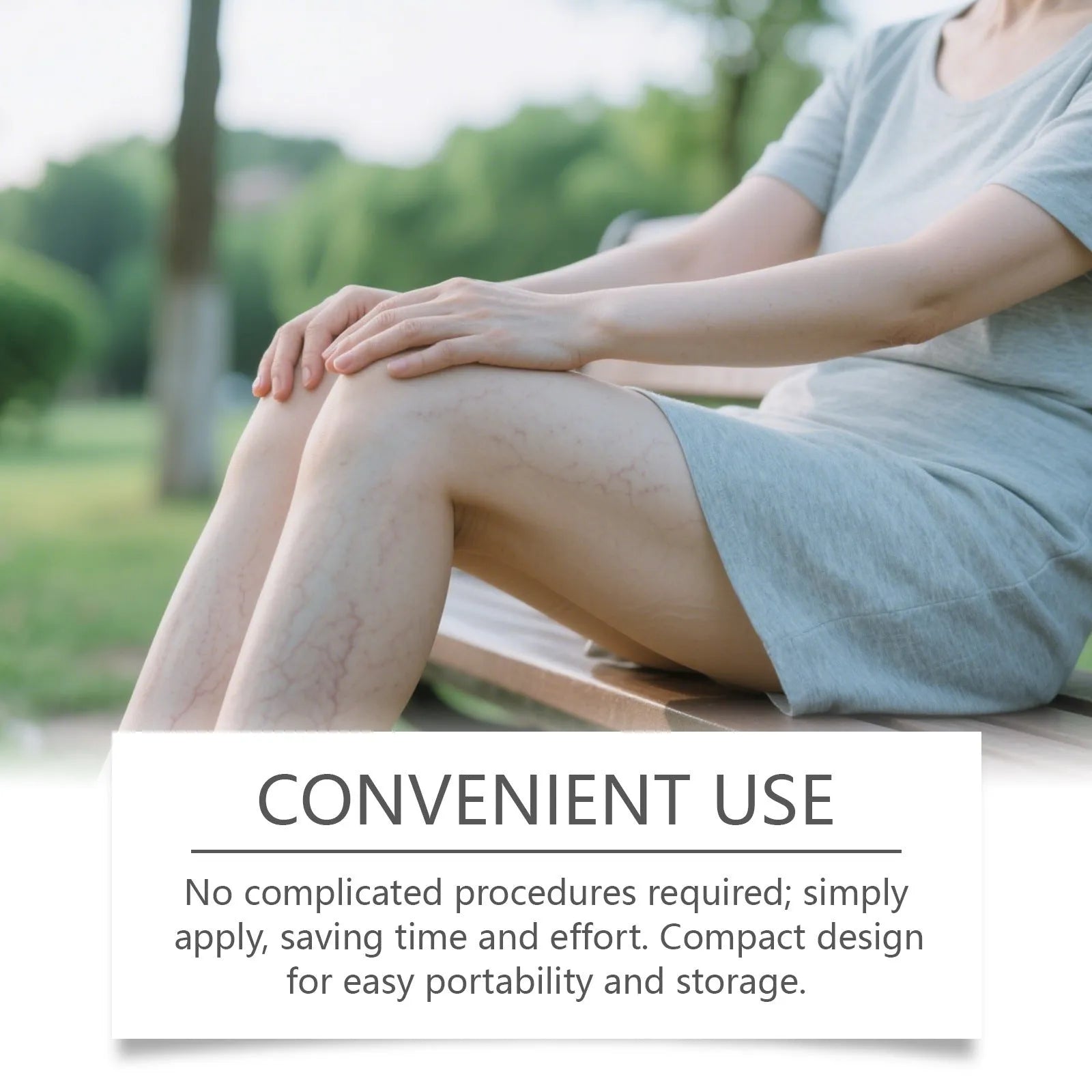 Pack of 12 leg care patches with plant ingredients for body nourishment and massage