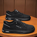 Men's waterproof work shoes in khaki colour with round toe and non-slip rubber soles