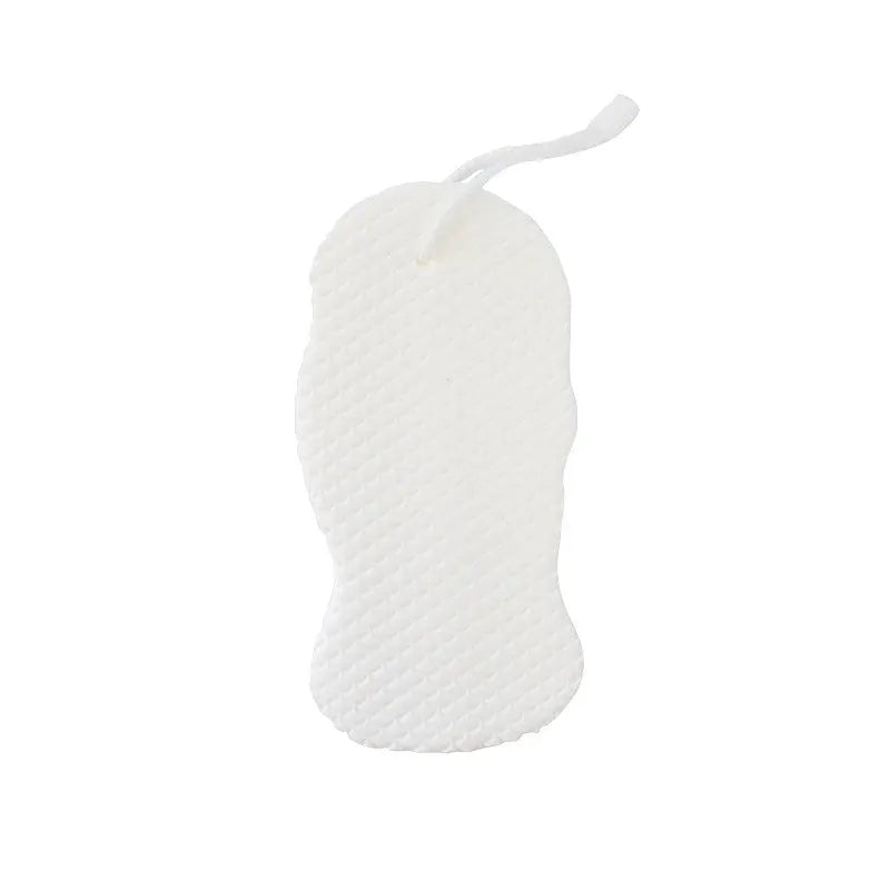 3D fish scale pattern bath sponge in white, grey, pink, or light blue colours for gentle body exfoliation