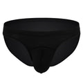 Men's transparent loose nylon underwear in blue on a white background