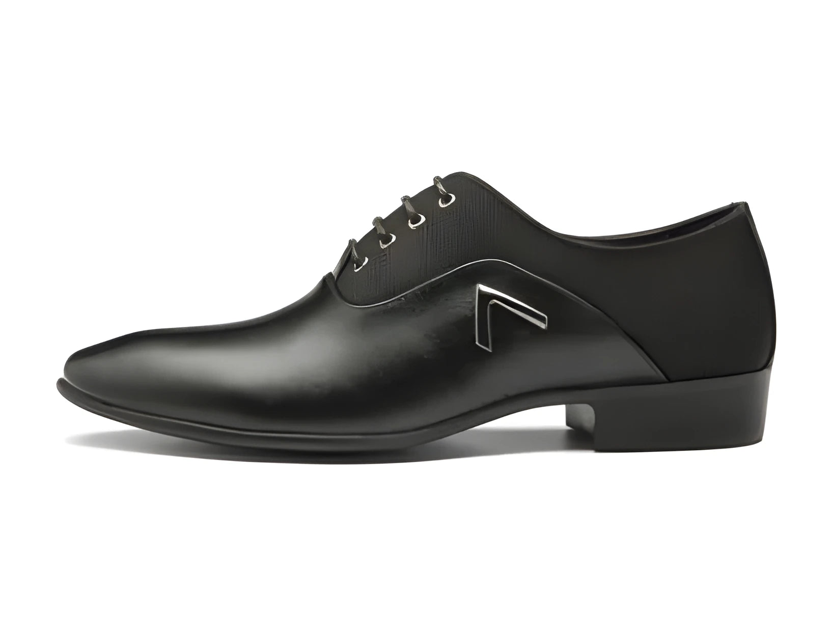 Men's extra large Oxford shoes in black, brown and yellow colours with artificial PU upper and rubber sole