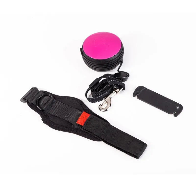 Automatic retractable dog leash with explosion-proof mechanism in six colour options