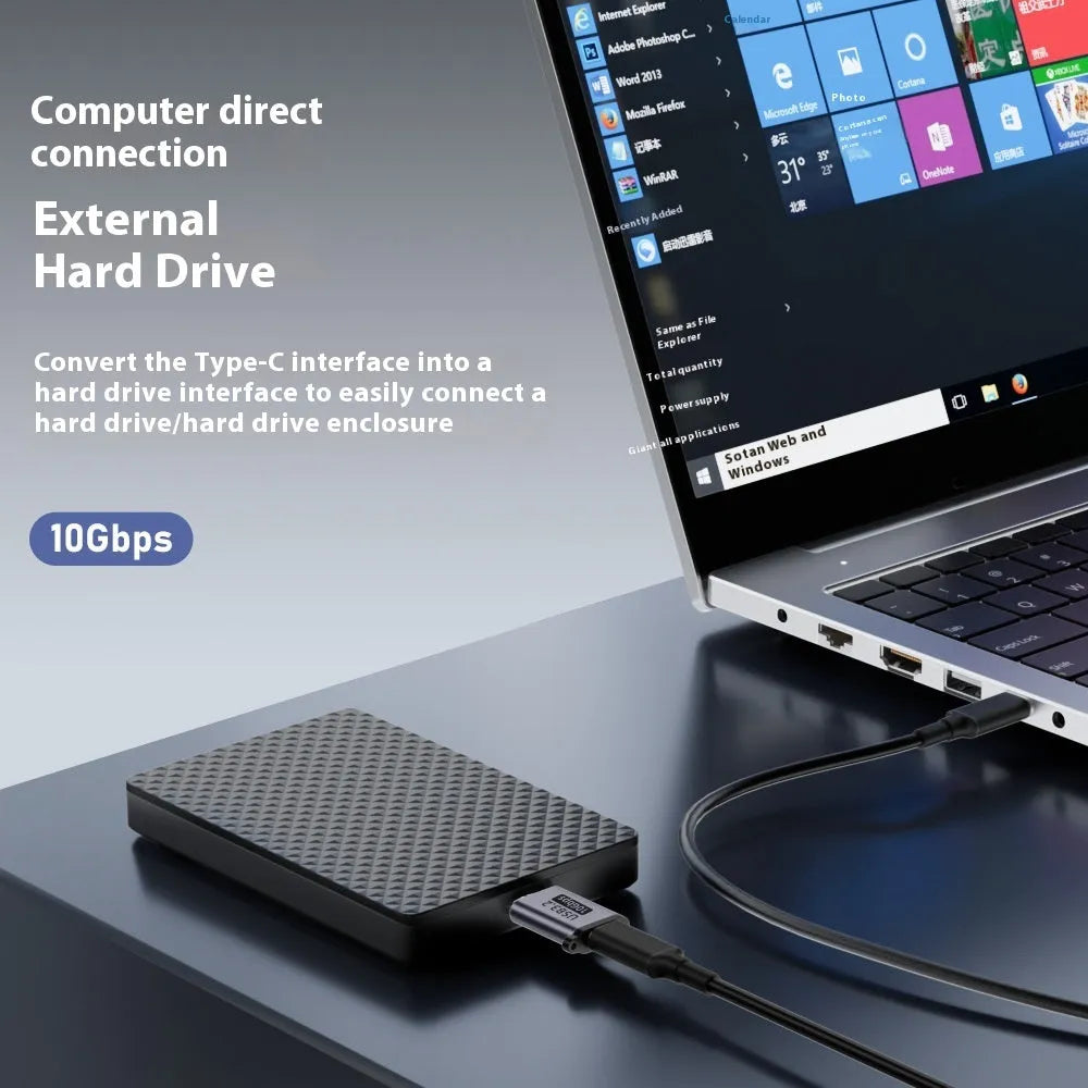 USB AM to Micro-B adapter cable with computer adapter for Micro 001-004 interface devices