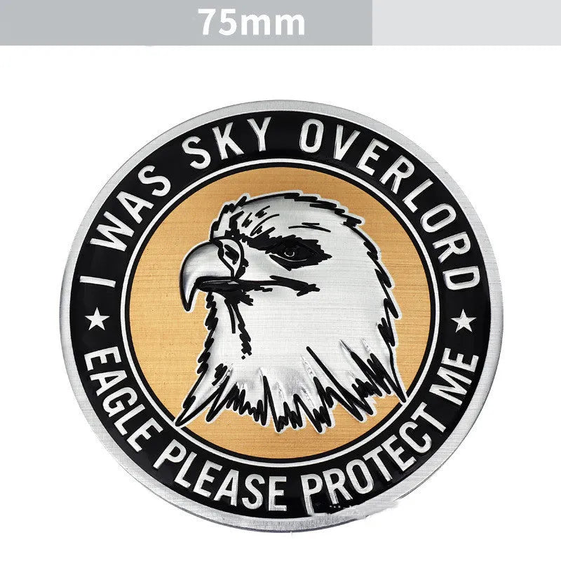 Aluminium car body sticker decorative metal badge in various animal designs.