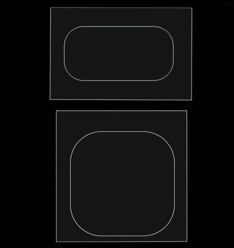 Tempered glass rear camera lens protective film for Samsung Galaxy S7 Edge and S8 smartphones.