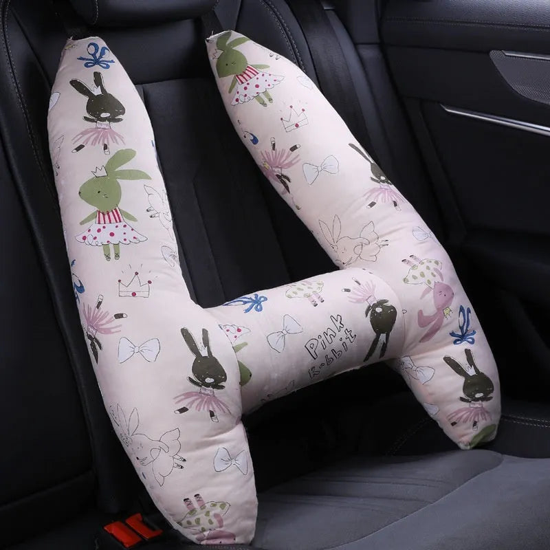 55x70cm automotive headrest car sleeping pillow with character patterns