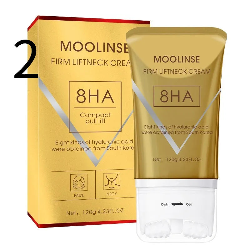 Neck Roller Cream in medium sample size for dry skin moisturising and massage.