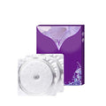 Adhesive chest patch pair for breast enhancement and body tightening beauty treatment