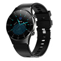 Black smart watch with astronaut bracelet on wrist, showing heart rate reading on 1.28-inch screen.
