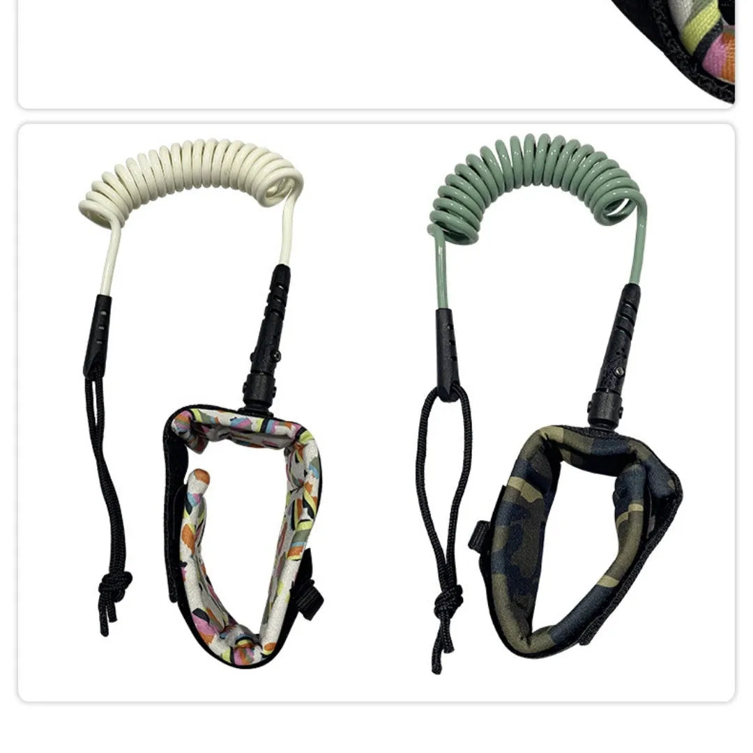 Surfboard hand holding rope with high elasticity for training applications