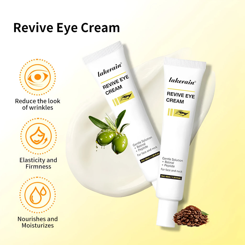 40ml bottle of retinol eye cream for dark circles and fine lines