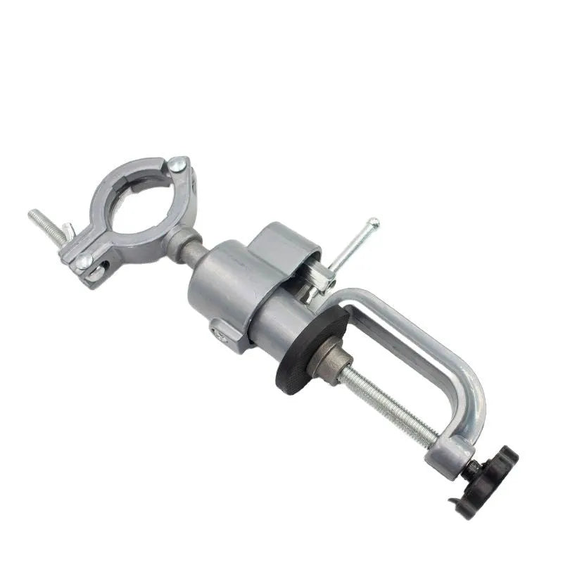 360-degree rotating bracket bench vise with tungsten steel construction