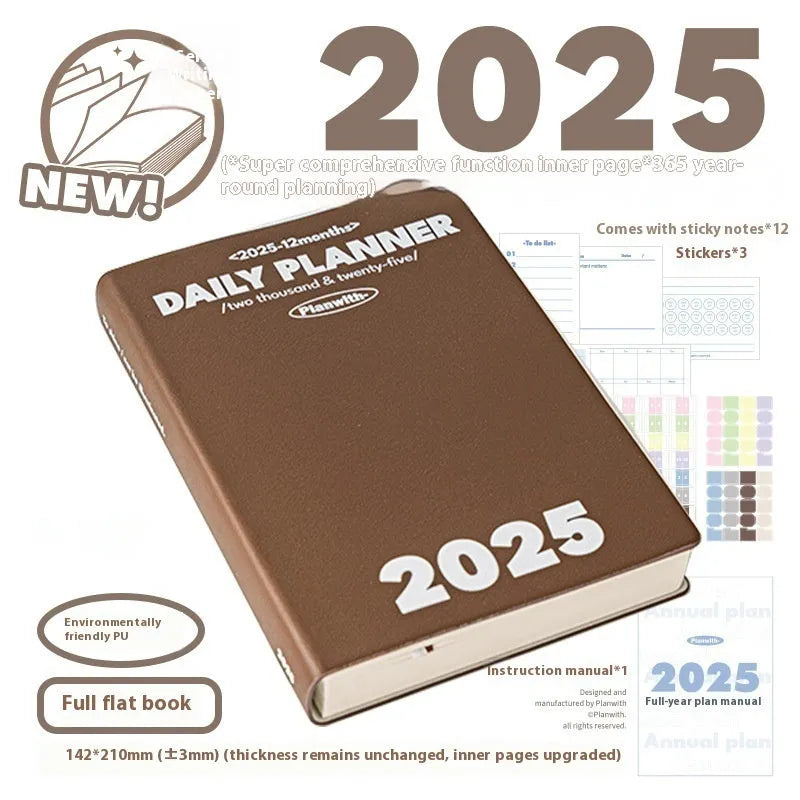 Waterproof notebook with PU cover in multiple colours for postgraduate study records