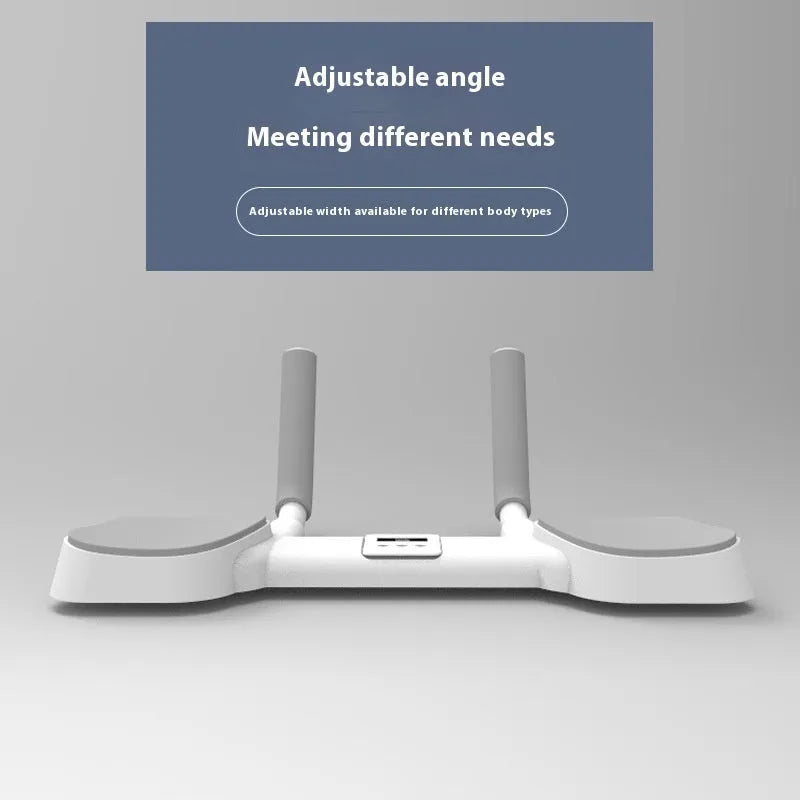 White flat support trainer with alloy aluminium tube construction for home exercise