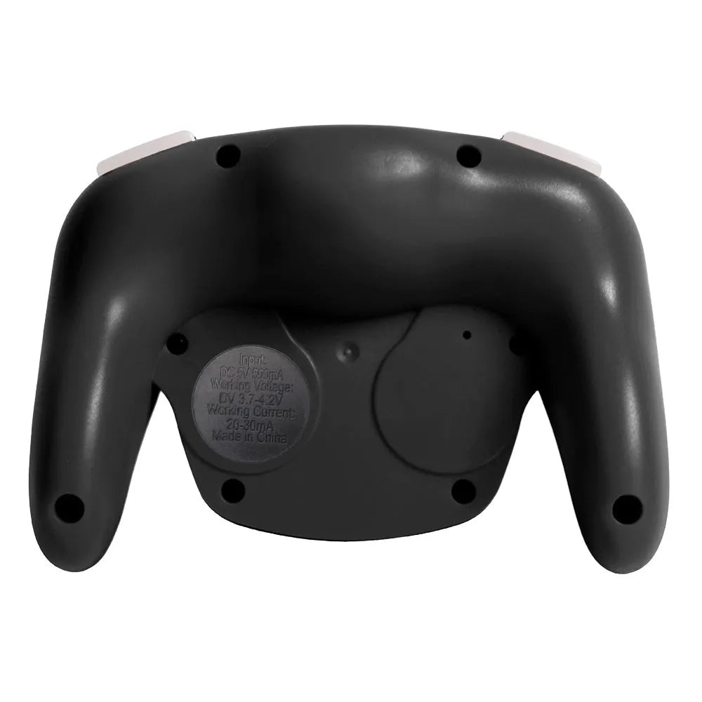 Black wireless gamepad controller with NFC for Nintendo Switch and Windows PC