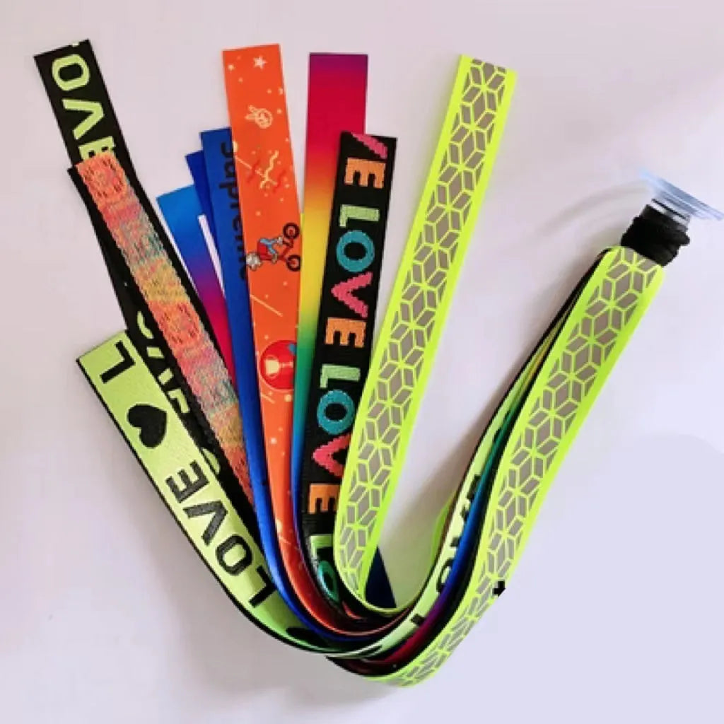 Children's helmet decorative streamer in multiple colour options for roller skating and balancing car safety gear