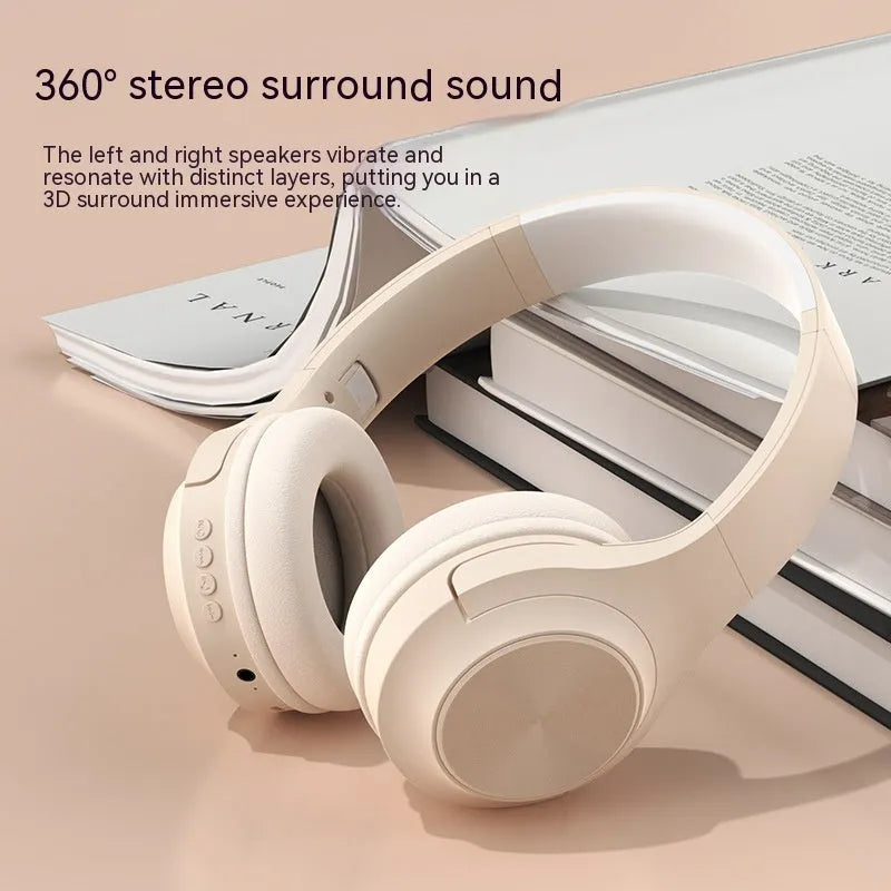Wireless Bluetooth headset with charging case in chalk black, ivory white or youth green colour options