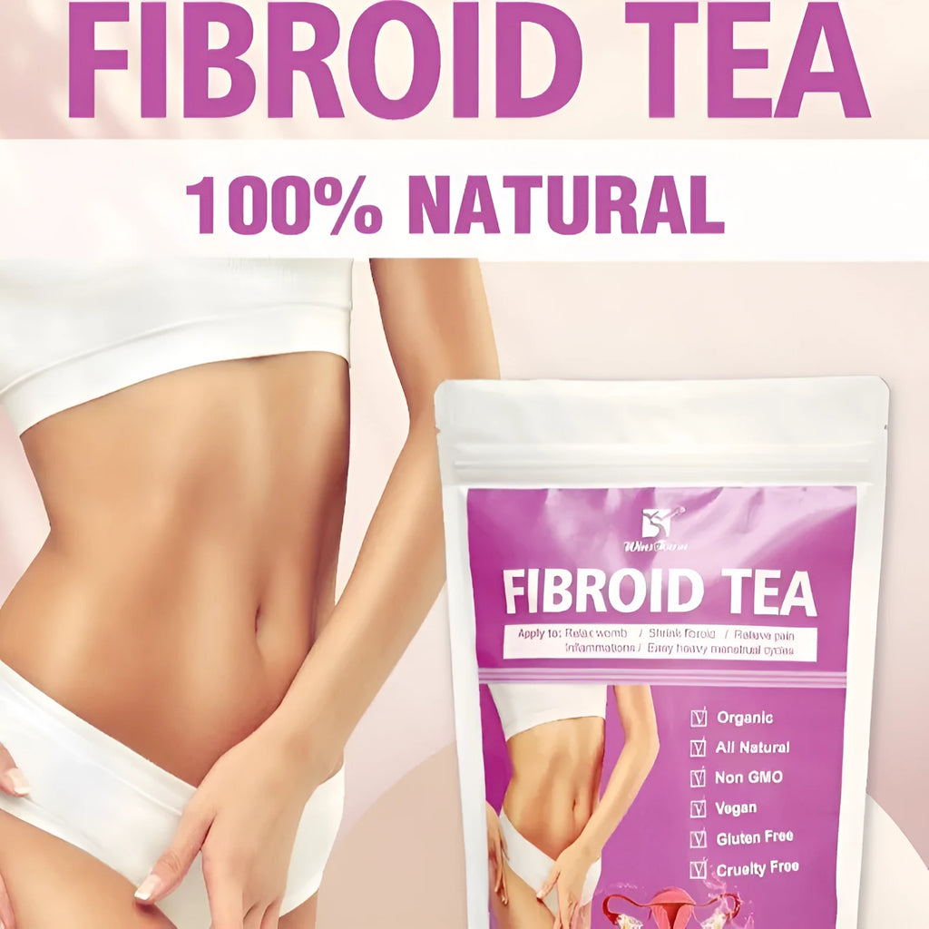 Pack of C83 Winstown Fibroid Herbal Tea bags with cold extract and sugar content labelling
