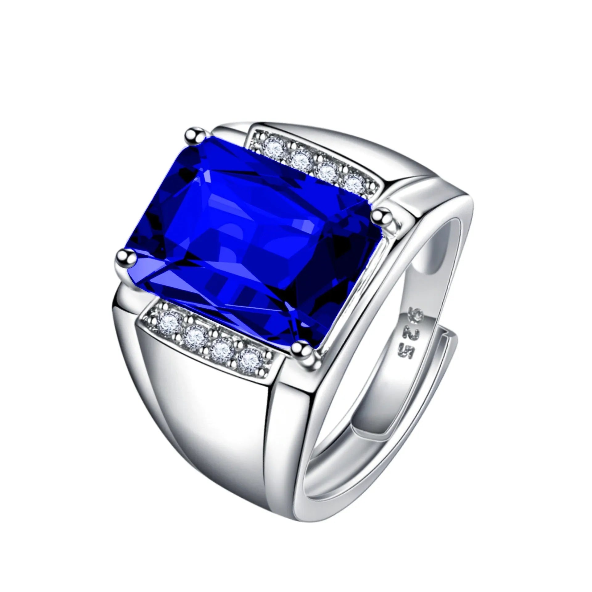 Open Brazil natural amethyst coloured adjustable gemstone ring with geometric copper design in multiple colour options